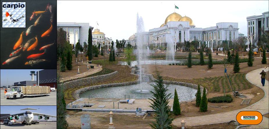 Bassins prestigieux au Turkm&eacute;nistan